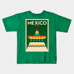 Mexico Poster Design Kids T-Shirt